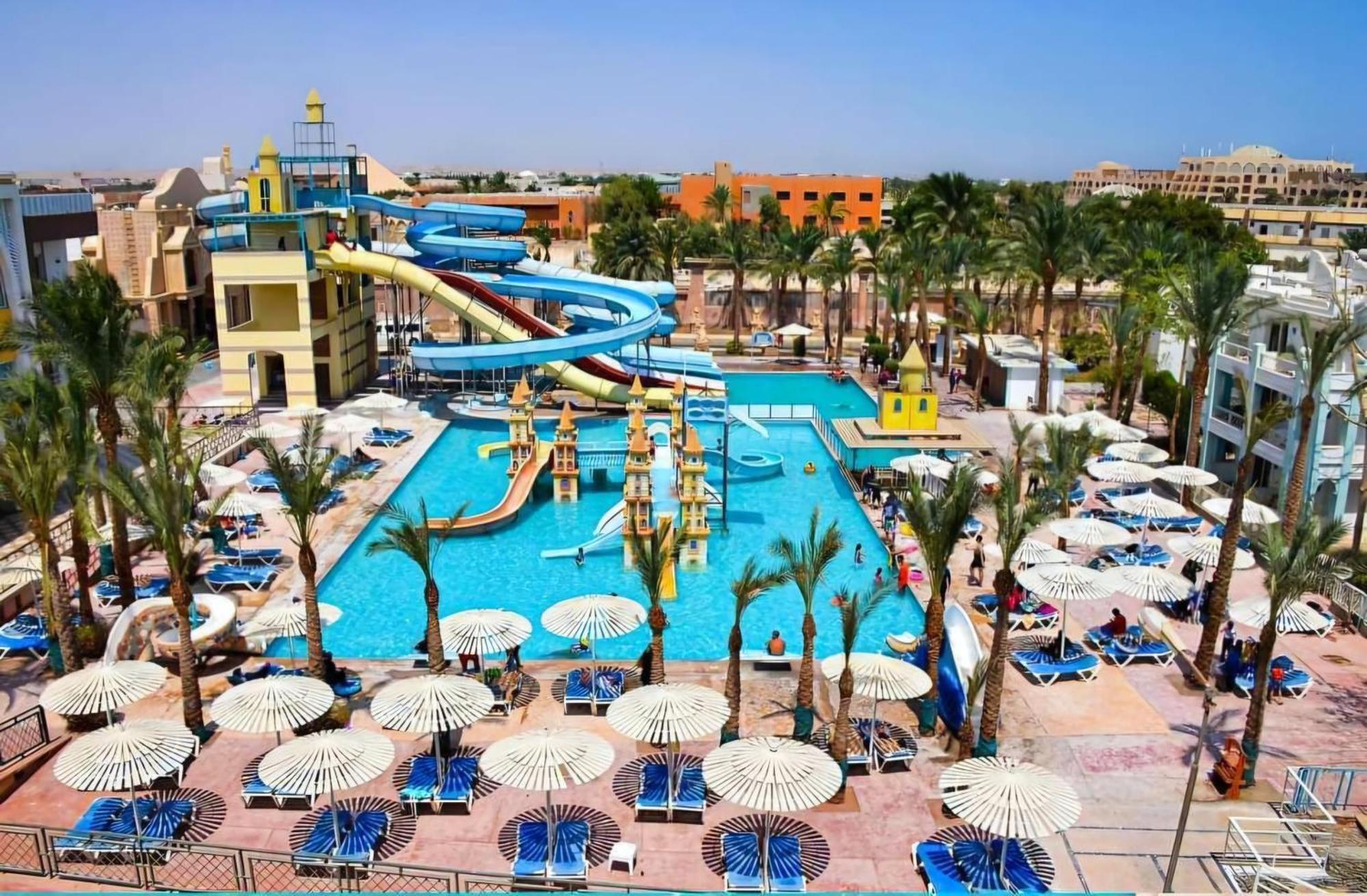 Mirage Bay Hotel & Aquapark All-Inclusive Hurghada Exteriér fotografie